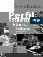 Perfil de Cursos Etecs Fatecs 2014