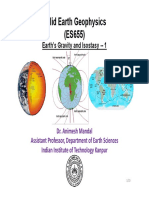 Solid Earth Geophysics (ES655) (ES655) : Earth's Gravity and Isostasy - 1