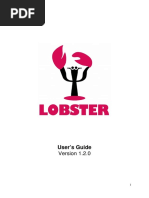 Download Lobster Users Guide 120 by Minhaj Ghouri SN293618735 doc pdf