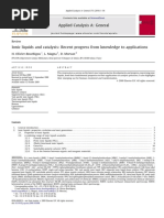 Ionic Liquids and Catalysis