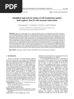 Simpli Ed Approach For Design of Raft Foundations Against Fault Rupture. Part II: Soil-Structure Interaction