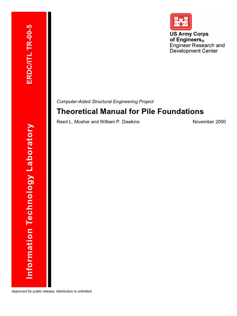 Theoretical Manual For Pile Foundations | PDF | Deep Foundation ...