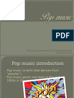 Pop Music School Work, Presentation