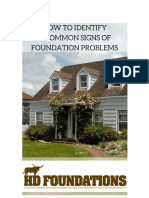 How to Identify 8 Common Signs of Foundation Problems in Houses or Commercial Buildings