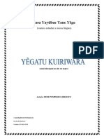 Yẽgatu Kuiriwara: Yasu Yayũbue Yane Yẽga