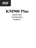 Kane Km900 Combustion Flue Gas Analyzer Product Manual