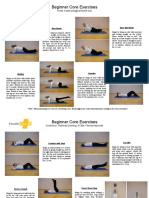 HP Beginner and Advanced Core Exercises