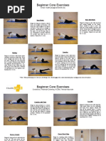 HP Beginner and Advanced Core Exercises