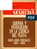 Cuadernos de Marchas N°5 - Guerra y Revolucion de en La Cuenca Del Plata 1863-1868