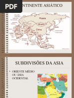 Oriente Médio - Divisão Política- Atual