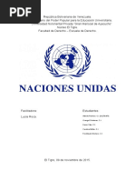 LA ONU Y LA POLÍTICA INTERNACIONAL