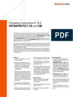 Processing Instructions V 15.0 Refraprotect Ca and CM