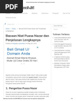 Download Bacaan Niat Puasa Nazar Dan Penjelasan Lengkapnya _ Kusnendar by Zulkarnain SN293658391 doc pdf
