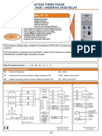 MC MC: Multifunction Three Phase Overvoltage / Undervoltage Relay