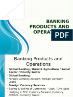 Banking Products and Operations - Unit 4