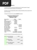 8  adjusted trial balance