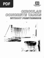 Circular Concrete Tanks Without Pre Stressing