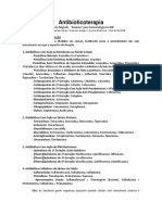 Antibioticoterapia: classificação e mecanismos de ação