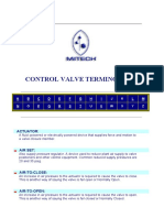 Control Valve Terminology