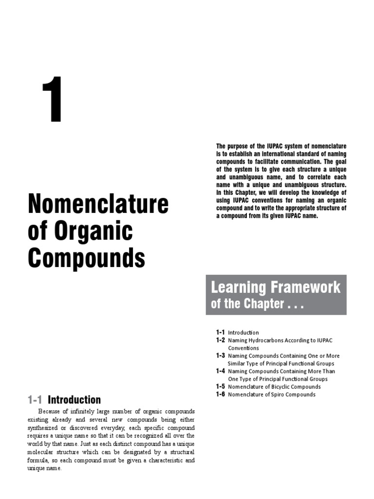 IUPAC Nomenclature of Organic Compounds | PDF | Alkane | Functional Group