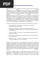 Competências e Atribuições Do Orientador Educacional