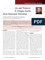 Arteria Lusoria and Truncus Bicaroticus; A Unique Aortic Arch Anatomic Variation - 2013