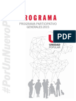 Programa Participativo UP 2015.12.06