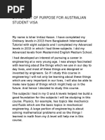 Cover Letter