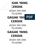 Gagak Yang Cerdik Tajuk