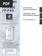 Download Sharp Air Purifier FP-F40E User Manual by ashisb444 SN293684263 doc pdf