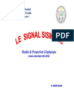 Le Signal en Sismique