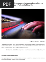 Controle Misto e Híbrido de Constitucionalidade Brasileiro e o Sistema Common Law – Por Danielle Mariel Heil _ Empório Do Direito