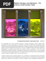 Teoria Da Decisão Rápida e Devagar, Com Kahneman – Por Alexandre Morais Da Rosa e Giseli Caroline Tobler _ Empório Do Direito