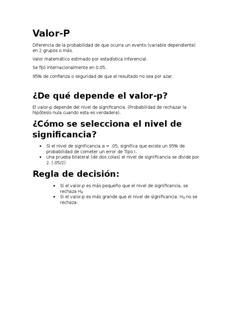 Valor P | PDF | Métodos y materiales de enseñanza, image size:768x1024