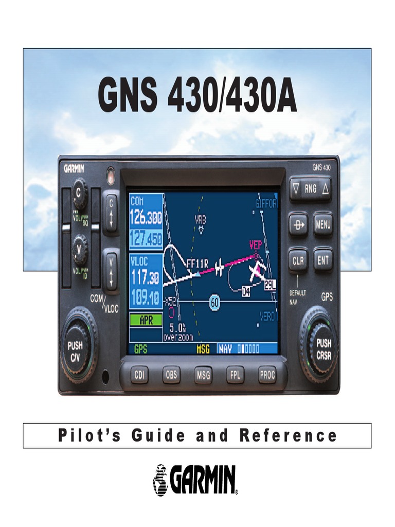 Garmin 430 Pilot Guide Global Positioning System Aerospace Engineering