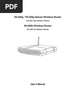 e500 Router Manual