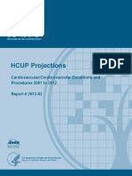 HCUP Projections: Cardiovascular/Cerebrovascular Conditions and Procedures 2001 To 2012 Report # 2012-02