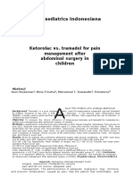 Ketorolac vs. Tramadol