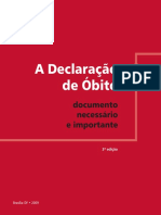 A Declaração de Óbito 3ed. 2009