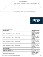 Chemical Equation Balancer - M PDF