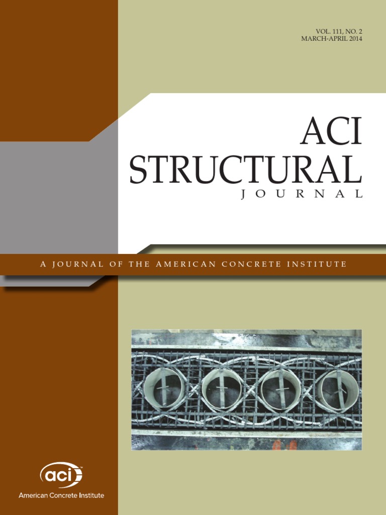 ACI Structural Journal MarApr 2014 Strength Of Materials