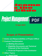 Project Officer Duties and Responsibilities