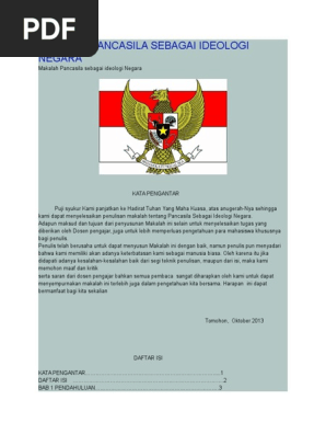 Makalah Pancasila Sebagai Ideologi Negara