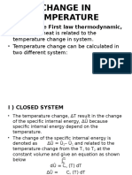 Change in Temperature