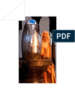 Siva Lingam Made From Mercury With the Sanyasi