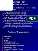 Business Plan Presentation 