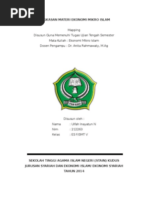 Ekonomi Mikro Islam