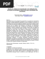 2011 Gestao Sistema Manutencao Inovacoes Tecnologicas