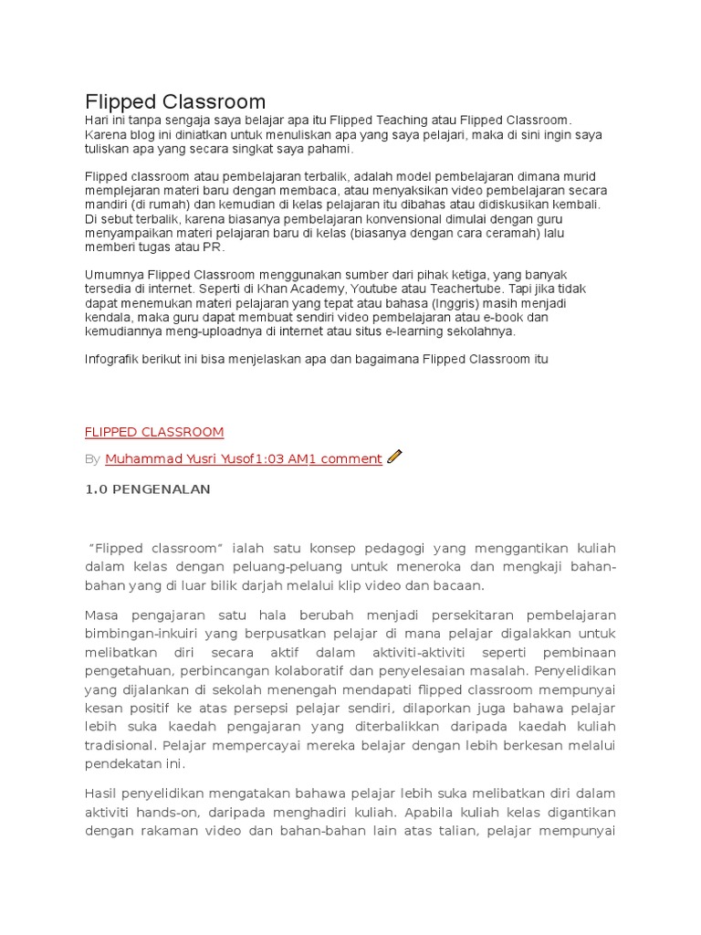 Flip Classroom Pdf