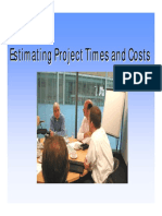 6 Estimating Project Times and Cost